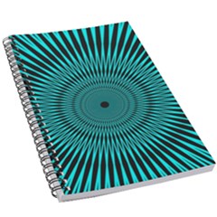 Illusion Geometric Background 5 5  X 8 5  Notebook