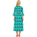 Ladybug Vector Geometric Tile Pattern Midsummer Wrap Dress View4