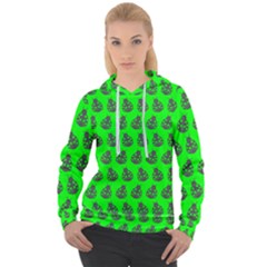 Ladybug Vector Geometric Tile Pattern Women s Overhead Hoodie by GardenOfOphir