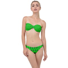 Ladybug Vector Geometric Tile Pattern Classic Bandeau Bikini Set by GardenOfOphir