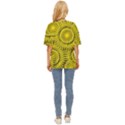 Abstract Sun Pattern Yellow Background Oversized Basic Tee View4