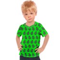 Ladybug Vector Geometric Tile Pattern Kids  Sports Tee View1