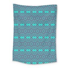 Chevron Zigzag Pattern Medium Tapestry