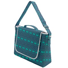 Chevron Zigzag Pattern Box Up Messenger Bag