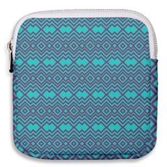 Chevron Zigzag Pattern Mini Square Pouch