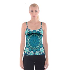 Kaleidoscope Mandala Ornament Spaghetti Strap Top