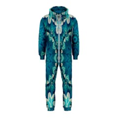 Kaleidoscope Mandala Ornament Hooded Jumpsuit (kids)