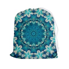 Kaleidoscope Mandala Ornament Drawstring Pouch (2xl)