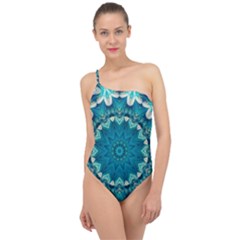 Kaleidoscope Mandala Ornament Classic One Shoulder Swimsuit