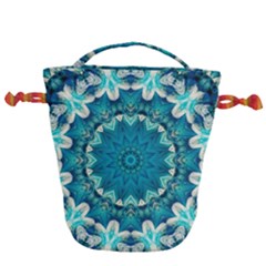 Kaleidoscope Mandala Ornament Drawstring Bucket Bag