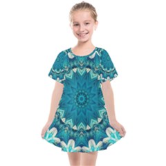 Kaleidoscope Mandala Ornament Kids  Smock Dress