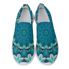 Kaleidoscope Mandala Ornament Women s Slip On Sneakers