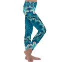 Kaleidoscope Mandala Ornament Kids  Lightweight Velour Classic Yoga Leggings View3