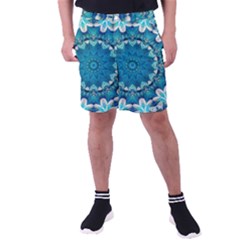 Kaleidoscope Mandala Ornament Men s Pocket Shorts by Jancukart