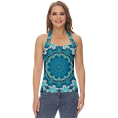 Kaleidoscope Mandala Ornament Basic Halter Top