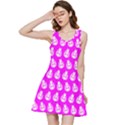 Ladybug Vector Geometric Tile Pattern Inside Out Racerback Dress View3