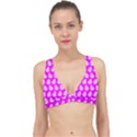 Ladybug Vector Geometric Tile Pattern Classic Banded Bikini Top View1