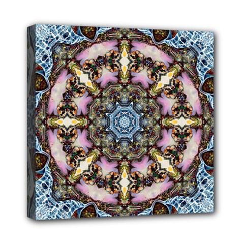 Abstract Kaleidoscope Digital Mini Canvas 8  X 8  (stretched)