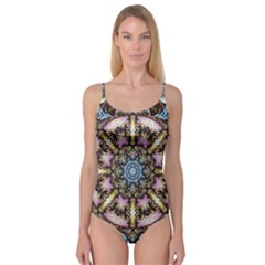 Abstract Kaleidoscope Digital Camisole Leotard 