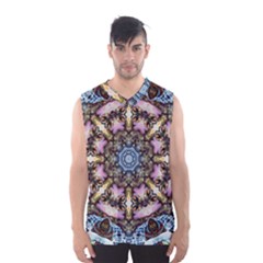 Abstract Kaleidoscope Digital Men s Basketball Tank Top