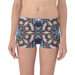 Abstract Kaleidoscope Digital Boyleg Bikini Bottoms