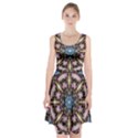 Abstract Kaleidoscope Digital Racerback Midi Dress View1