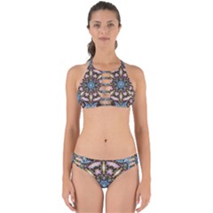 Abstract Kaleidoscope Digital Perfectly Cut Out Bikini Set