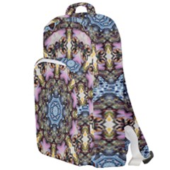 Abstract Kaleidoscope Digital Double Compartment Backpack by Jancukart