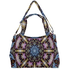 Abstract Kaleidoscope Digital Double Compartment Shoulder Bag