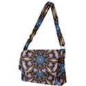 Abstract Kaleidoscope Digital Full Print Messenger Bag (L) View1