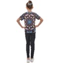 Abstract Kaleidoscope Digital Kids  Mesh Piece Tee View2