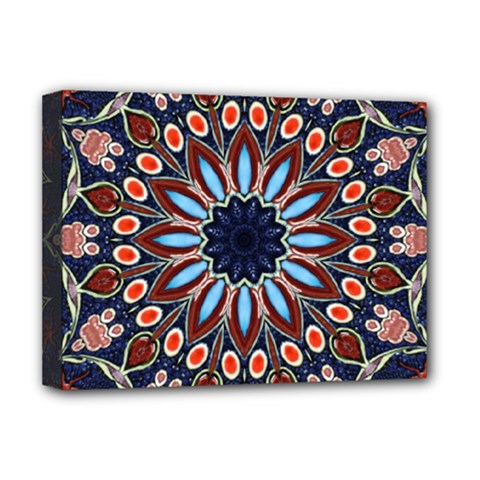 Abstract Kaleidoscope Digital Deluxe Canvas 16  X 12  (stretched) 