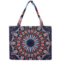 Abstract Kaleidoscope Digital Mini Tote Bag