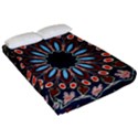 Abstract Kaleidoscope Digital Fitted Sheet (California King Size) View2