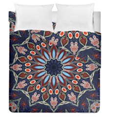 Abstract Kaleidoscope Digital Duvet Cover Double Side (queen Size) by Jancukart