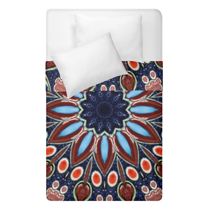 Abstract Kaleidoscope Digital Duvet Cover Double Side (Single Size)