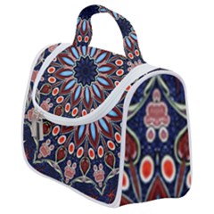 Abstract Kaleidoscope Digital Satchel Handbag by Jancukart