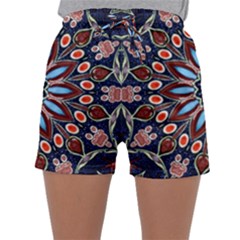 Abstract Kaleidoscope Digital Sleepwear Shorts