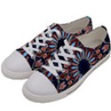 Abstract Kaleidoscope Digital Women s Low Top Canvas Sneakers View2