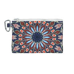 Abstract Kaleidoscope Digital Canvas Cosmetic Bag (medium)