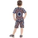 Abstract Kaleidoscope Digital Kids  Tee and Shorts Set View2