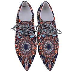 Abstract Kaleidoscope Digital Pointed Oxford Shoes by Jancukart