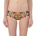 Kaleidoscope Floral Pattern Rosette Classic Bikini Bottoms View1