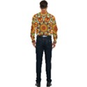 Kaleidoscope Floral Pattern Rosette Men s Long Sleeve  Shirt View2