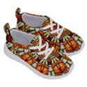 Kaleidoscope Floral Pattern Rosette Running Shoes View3