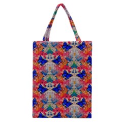 Butterflies Blue Pattern Girly Classic Tote Bag