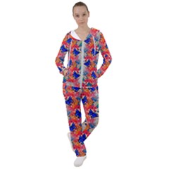 Butterflies Blue Pattern Girly Women s Tracksuit