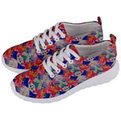 Butterflies Blue Pattern Girly Men s Lightweight Sports Shoes