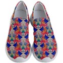 Butterflies Blue Pattern Girly Women s Lightweight Slip Ons View1