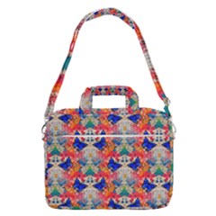 Butterflies Blue Pattern Girly Macbook Pro 16  Shoulder Laptop Bag